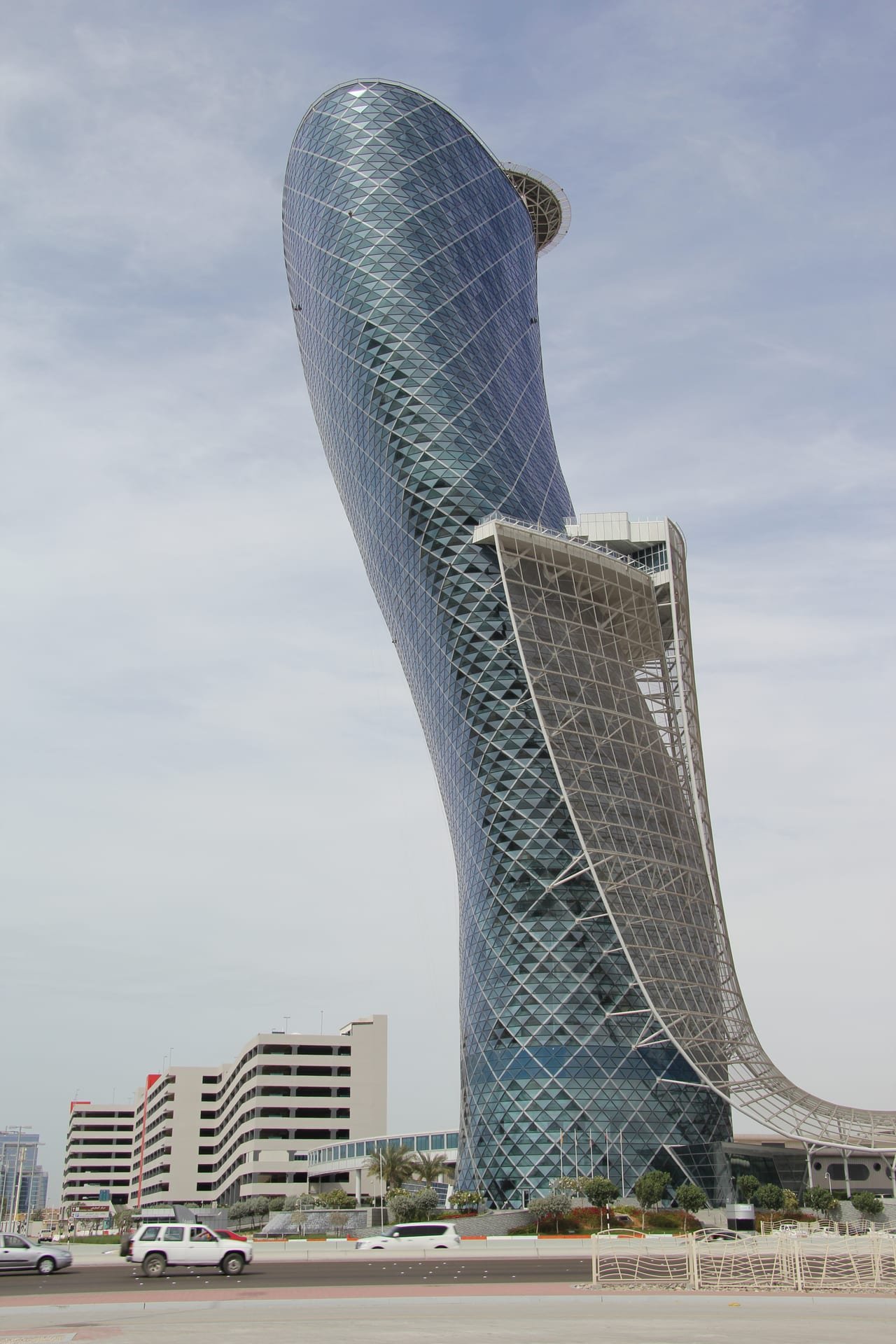 Capital Gate’s leaning architectural form, Abu Dhabi.